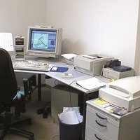 Eine Falzmaschine für die Weiterverarbeitung von Papier