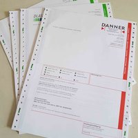 Ein gelayoutetes Briefpapier